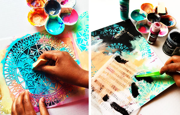 激光鏤空機能大大提高塑料手繪模板的生產效率！