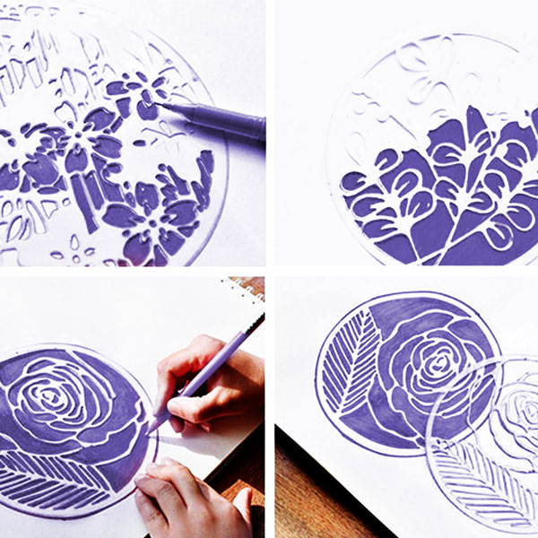 激光鏤空機能大大提高塑料手繪模板的生產效率！(圖2)